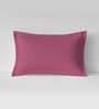 Tuberose Pink Solid 144 TC 100 % Cotton Single Bedhseet with 1 Pillow Cover