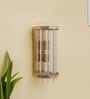 Tubular Metal Novelty Wall Light (Gold)