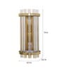 Tubular Metal Novelty Wall Light (Gold)