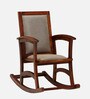 Tucson Sheesham Wood Rocking Chair in Honey Oak Finish
