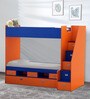 Tuffy Bunk Bed with Drawer Storage in Blue and Orange Finish
