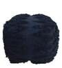 Tufted Pouff In Blue Colour