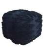 Tufted Pouff In Blue Colour
