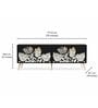 Tulip Mother of Pearl Inlay Media Unit and Entertainment Console Unit