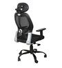 Tulip Breathable Mesh Ergonomic Chair with Headrest in Black Colour