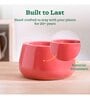 Tulip Fantasy Bowl Light Red Ceramic Planter