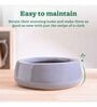 Tulip Fantasy Flat Grey Ceramic Planter