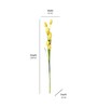 Tulip Yellow Cloth & Metal Artificial Flowers
