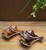 Tulips Multicolor Stoneware (Set Of 2) Serving Dip Bowls