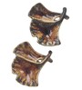 Tulips Multicolor Stoneware (Set Of 2) Serving Dip Bowls