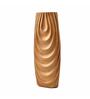 Tumbler Brown Polyresin Vase