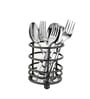 Tuna Black Mild Steel Cutlery Holder