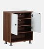 Tundra Shoe Rack In Brown Colour