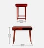 Tunis Writing Table In Honey Finish