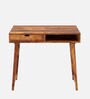 Tunis Writing Table In Natural Teak Finish