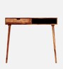 Tunis Writing Table In Natural Teak Finish