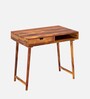 Tunis Writing Table In Natural Teak Finish