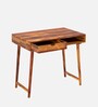 Tunis Writing Table In Natural Teak Finish