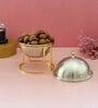 Tureen Capo 1000ml Silver & Gold Stainless Steel & Brass Serving Dish