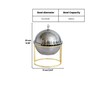 Tureen Capo 1000ml Silver & Gold Stainless Steel & Brass Serving Dish