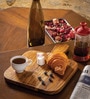 Turin Honey Brown Acacia Wood Cheese Board