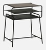 Levin Metal End Table In Black Colour