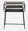 Levin Metal End Table In Black Colour