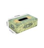 Turkish Beige Wood Tissue Holder