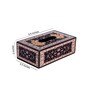 Turkish Black Wood Tissue Holder