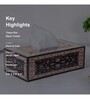 Turkish Black Wood Tissue Holder