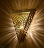 Turkish Moroccan Wall Sconce Lamp, Wall Mounted Porch Light, Triangle