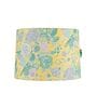 Yellow Turned Handcrafted Wood Medium Taper Shade Table Lamp