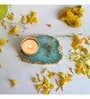 Turqoise Stone Figurine Tea light Holder