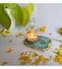 Turqoise Stone Figurine Tea light Holder