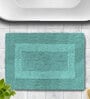 Turquish Solid Microfibre 24x16 Inches Bath Mat
