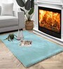 Turquish Solid Polyester 4 X 6 Feet Machine Made Carpet