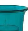 Euphoria Blue Glass Table Tea Light Holders & Votives (Pack Of 10)