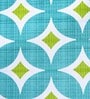 Blue Abstract 144 TC 100% Cotton King Sized Bed Sheets with 2 Pillow Covers