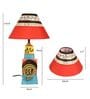 Timaru Multicolour Wood Shade Table Lamp With Wood Base