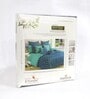 Turquoise Cotton 240TC Fitted Queen Size Bedsheet Gift Set