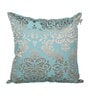 Turquoise Traditional Cotton 20 x 20 Inches Cushion Cover