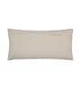 Turquoise Woven Cotton 28 x 14 Inches Embroidered Cushion Cover