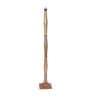 Caen Turqouise Cotton Shade Club Floor Lamp With Wood Base