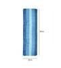 Turquoise Microfibre 39 x 20 Inches Machine Made Floor Runner