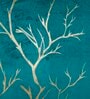 Turquoise Printed Velevt 2 Cushion Covers