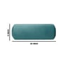 Turquoise Solid 200 TC Velevt 2 Bolster Covers