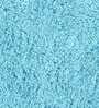 Turquoise Solid Cotton AntiSkid Bathmat