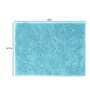 Turquoise Solid Cotton AntiSkid Bathmat