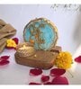 Turquoise Stone Figurine Tea light Holder