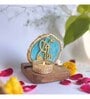Turquoise Stone Figurine Tea light Holder